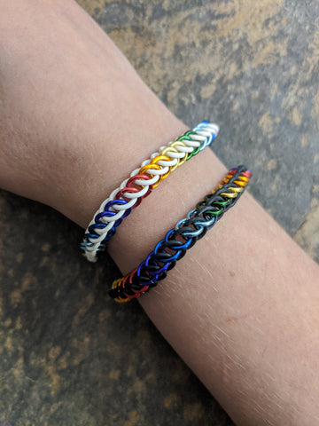 Rainbow stretch bracelet