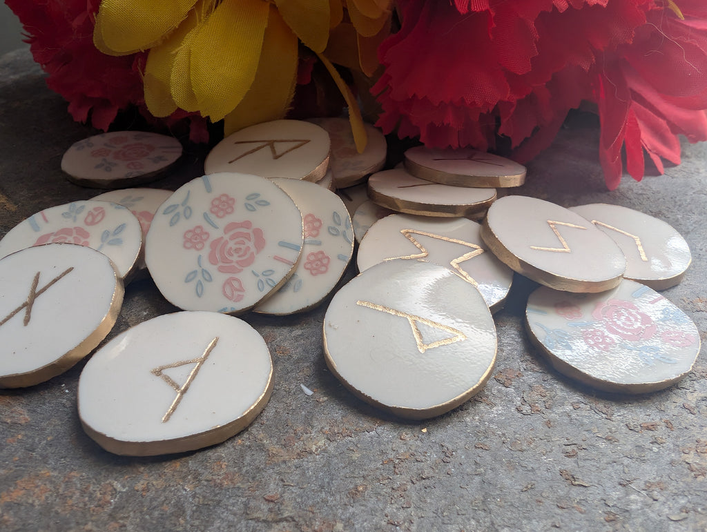 Rose Garden - Elder Futhark Runes