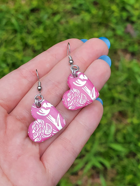 Pink Monster - earrings