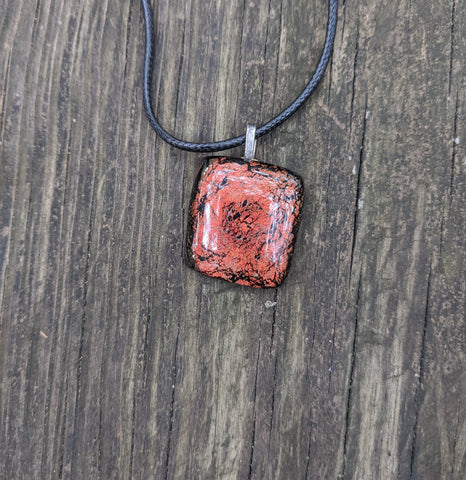 Lava - glass pendant