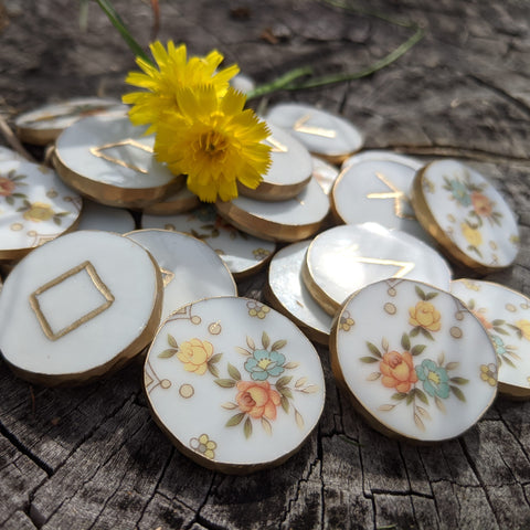 Full Bloom - Elder Futhark Runes